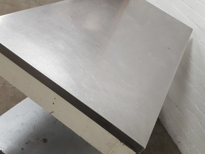 Thumbnail image of Stainless Steel Catering Table / Worktop 140x70x86cm Commercial