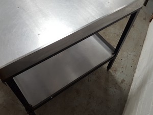 Thumbnail image of Stainless Steel Table Double Rack Worktop Commercial Catering 91.5x66x87cm