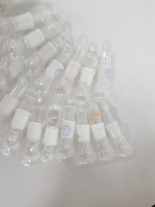 Thumbnail image of 46x SGL Mini Round Flasks With Stoppers Lab Glassware