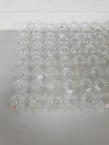 Thumbnail image of 128x 50ml Round Bottomed Flasks Lab Glassware Joined Glass