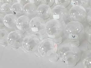 Thumbnail image of 128x 50ml Round Bottomed Flasks Lab Glassware Joined Glass