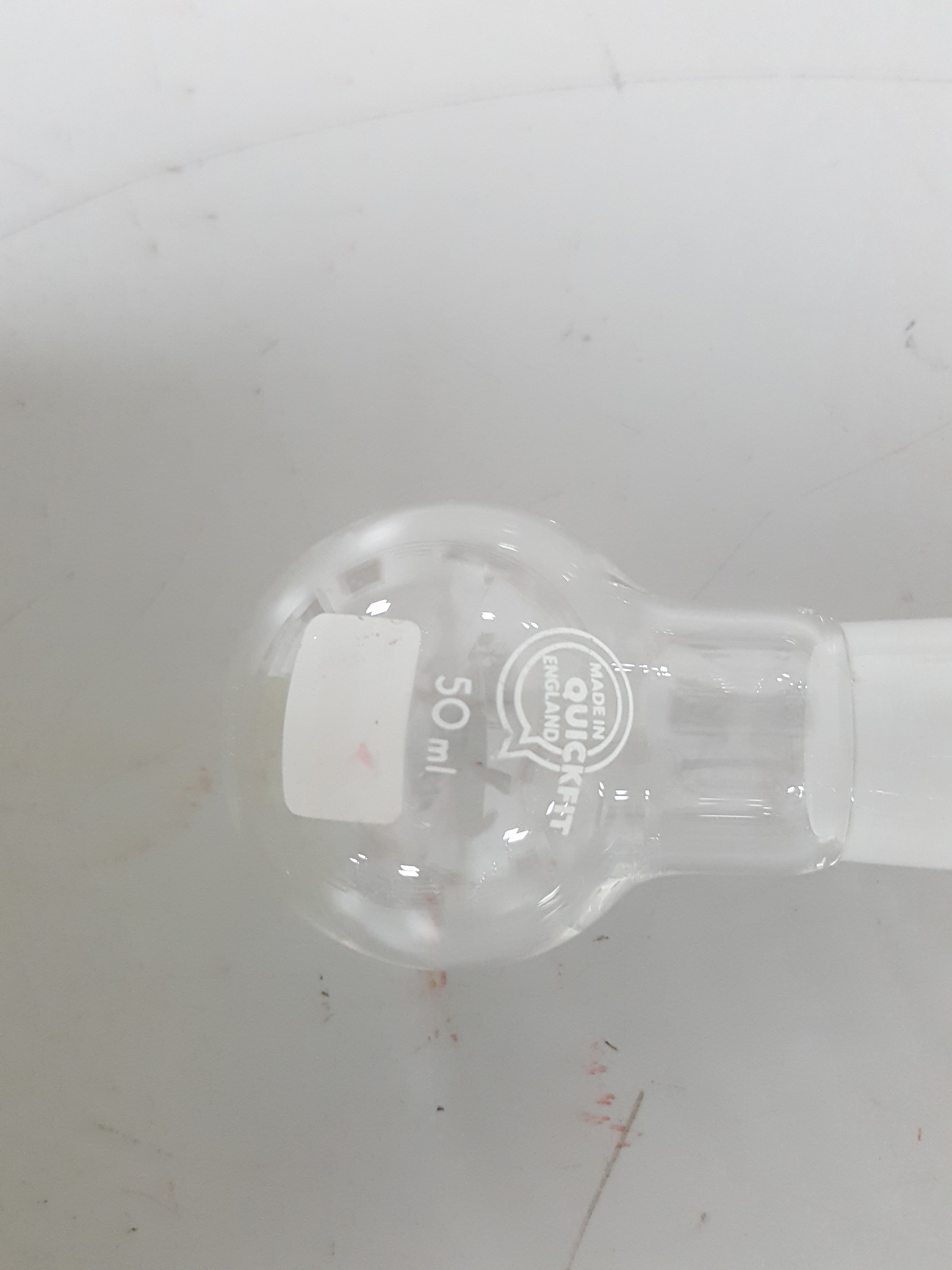 Image of 128x 50ml Round Bottomed Flasks Lab Glassware Joined Glass
