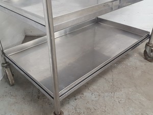 Thumbnail image of 3-Tier Stainless Steel Commercial Catering Trolley