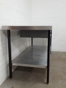 Thumbnail image of Stainless Steel Table Double Rack Worktop Commercial Catering 180x70x88.5cm