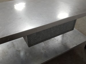 Thumbnail image of Stainless Steel Table Double Rack Worktop Commercial Catering 180x70x88.5cm
