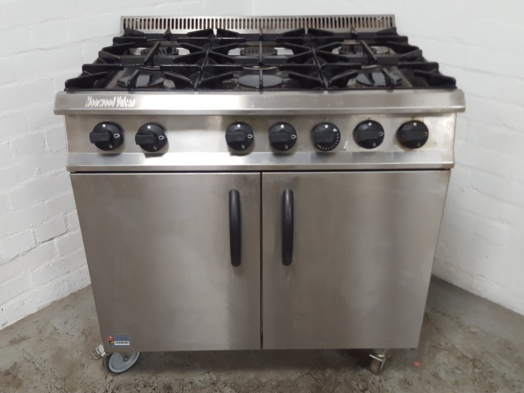 Image of Moorwood Vulcan MV3RGP90 Gas Range Commercial Kitchen Stove