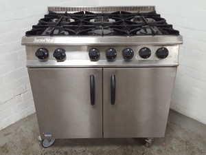 Thumbnail image of Moorwood Vulcan MV3RGP90 Gas Range Commercial Kitchen Stove