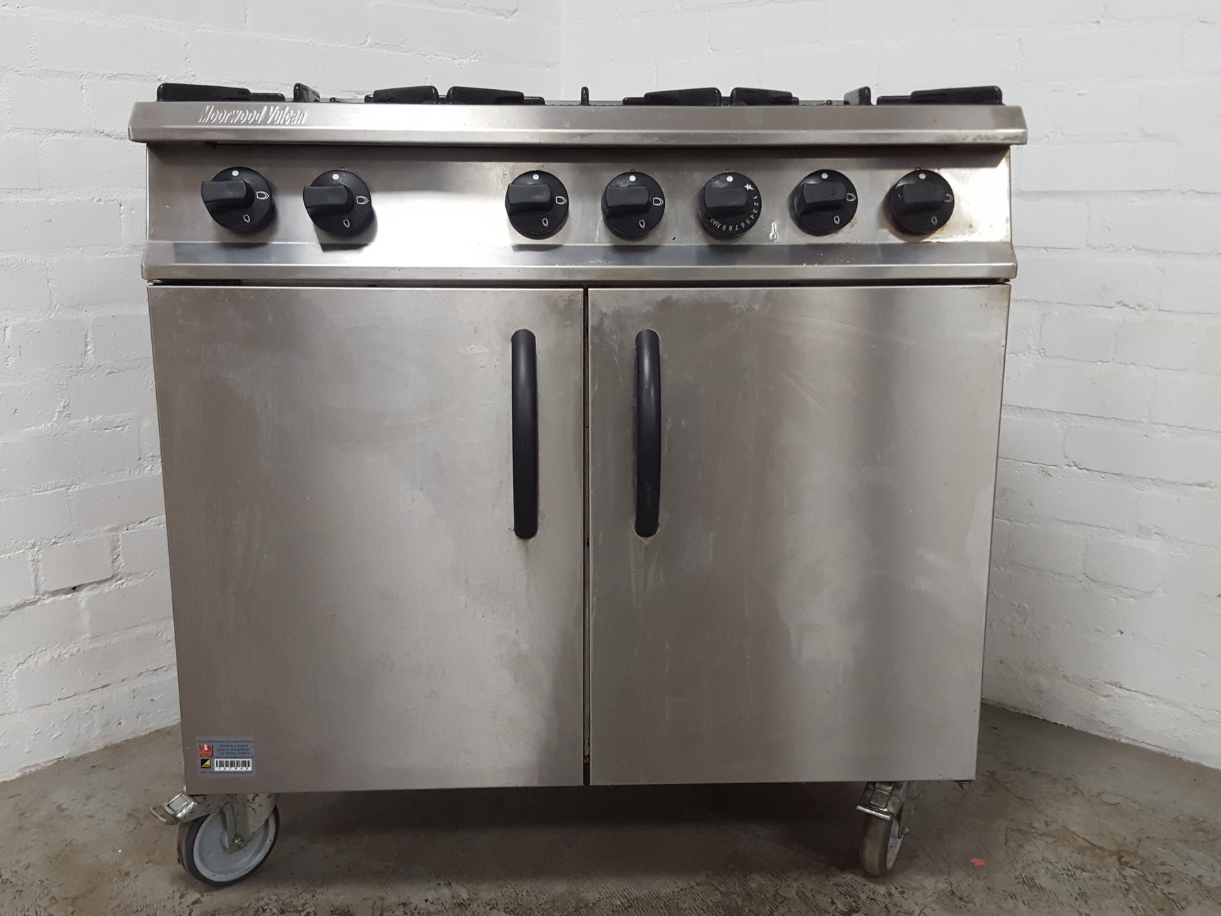 Image of Moorwood Vulcan MV3RGP90 Gas Range Commercial Kitchen Stove