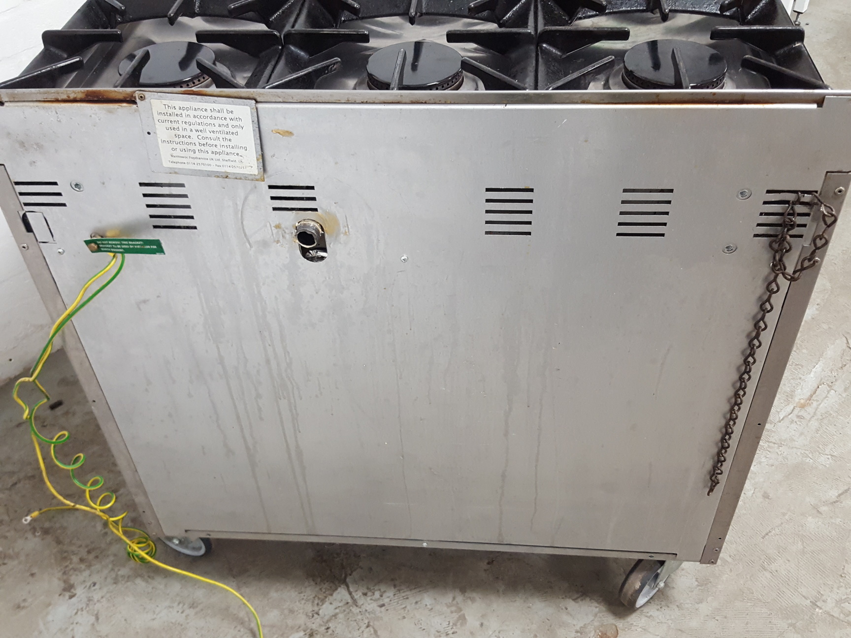 Image of Moorwood Vulcan MV3RGP90 Gas Range Commercial Kitchen Stove