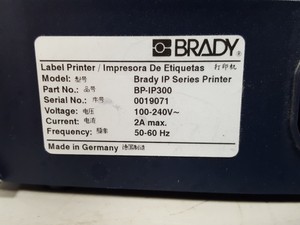 Thumbnail image of Brady IP3000 Label Thermal Printer - Spares Repairs
