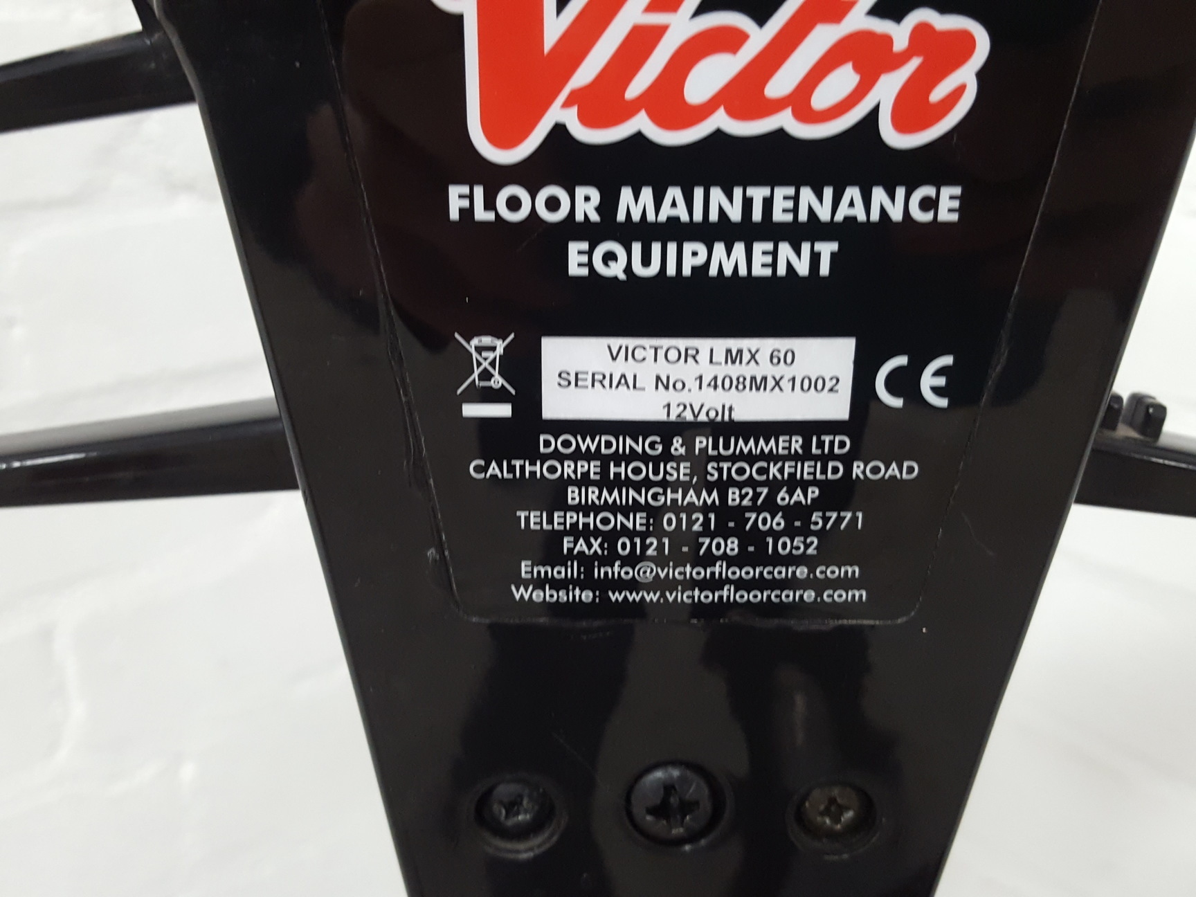 Image of Victor LMX60 Floor Scrubber Polisher Rectangular Head Cleaning Machine