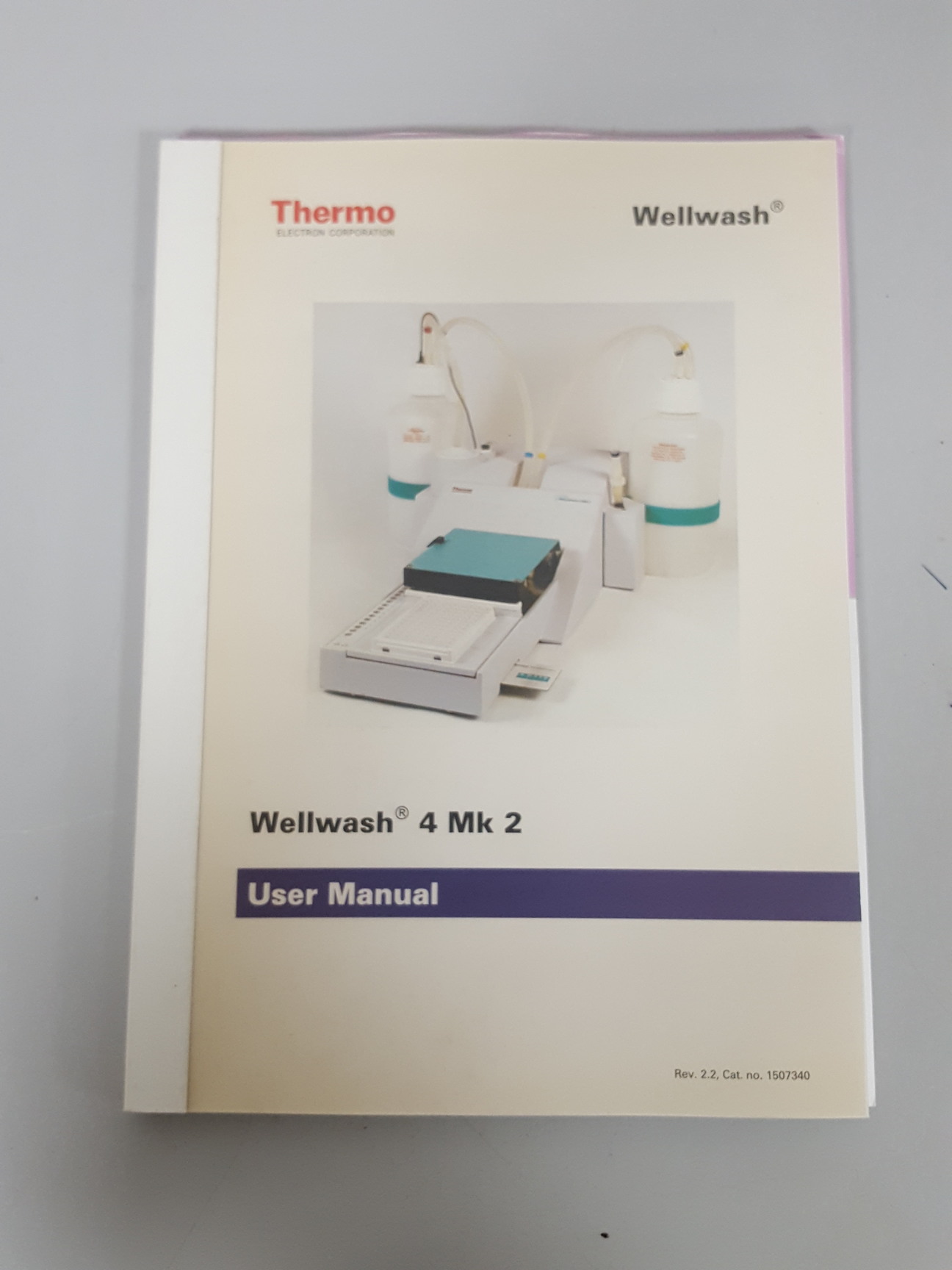 Thermo Scientific WellWash 4 MK2 Microplate Washer User Manual Lab