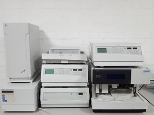 Thumbnail image of Dionex RF 2000 Fluorescence Detector P680 HPLC Pump WPS-3000 Ultimate, UVD 340S