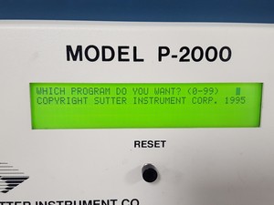 Thumbnail image of Sutter Instruments P-2000 Laser Based Micropipette Puller System Puller System 