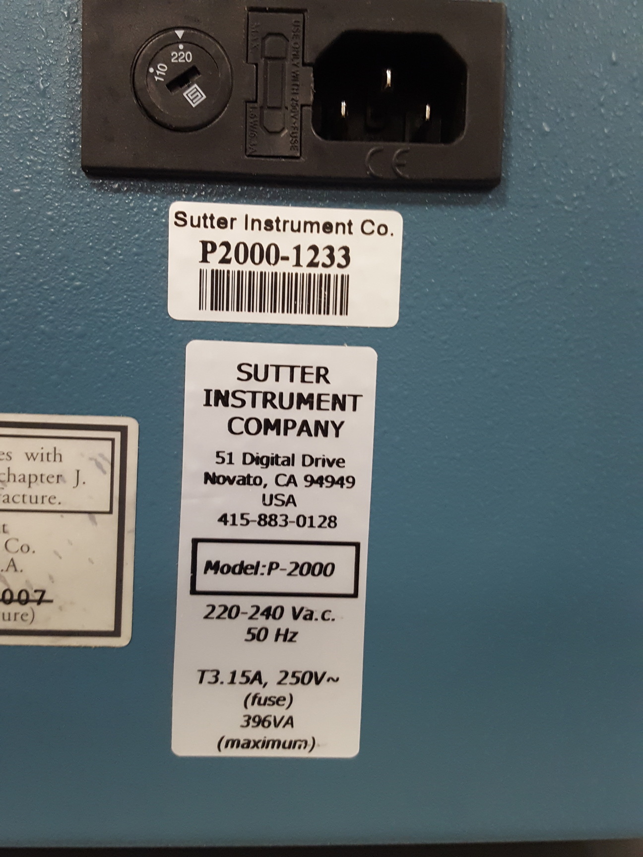 Image of Sutter Instruments P-2000 Laser Based Micropipette Puller System Puller System 