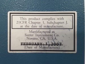 Thumbnail image of Sutter Instruments P-2000 Laser Based Micropipette Puller System Puller System 
