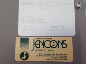 Thumbnail image of Used Jencons Shel-Lab 1915 Incubator + Wheaton Modular Cell Production Roller