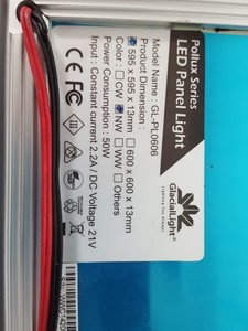 Thumbnail image of 5x LED Lighting Panels GlacialLight GL-PL0606, Tamlite RECD Excel, Venture PNL03