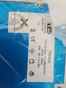 Thumbnail image of 5x LED Lighting Panels GlacialLight GL-PL0606, Tamlite RECD Excel, Venture PNL03