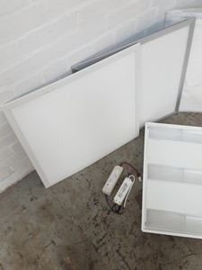 Thumbnail image of 5x LED Lighting Panels GlacialLight GL-PL0606, Tamlite RECD Excel, Venture PNL03