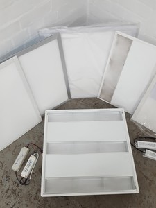 Thumbnail image of 5x LED Lighting Panels GlacialLight GL-PL0606, Tamlite RECD Excel, Venture PNL03