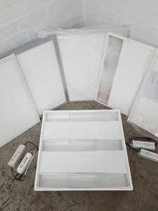 Thumbnail image of 5x LED Lighting Panels GlacialLight GL-PL0606, Tamlite RECD Excel, Venture PNL03
