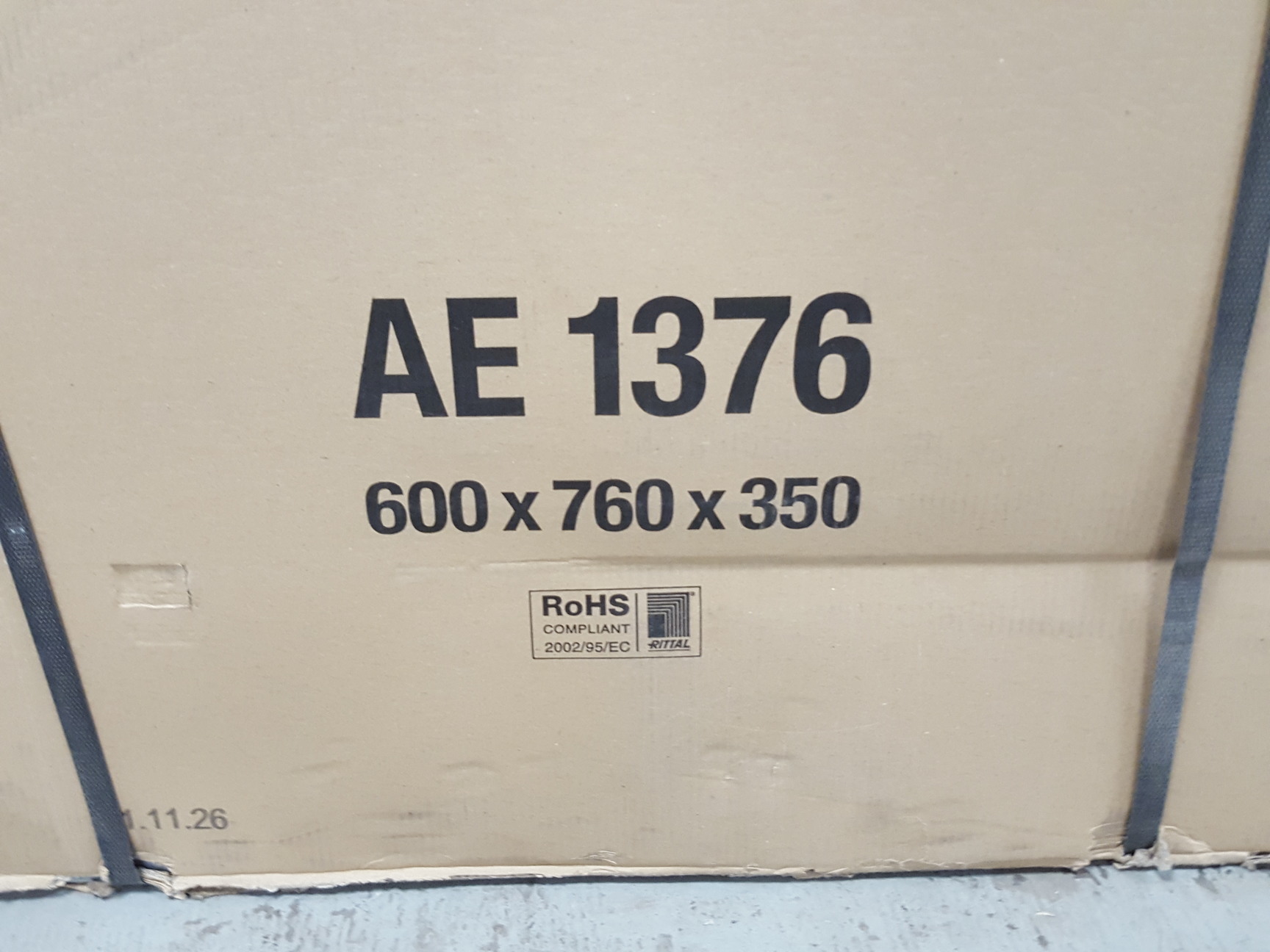 Image of Rittal AE 1376 Steel Compact Enclosure Cabinet Electrical 600x760x350