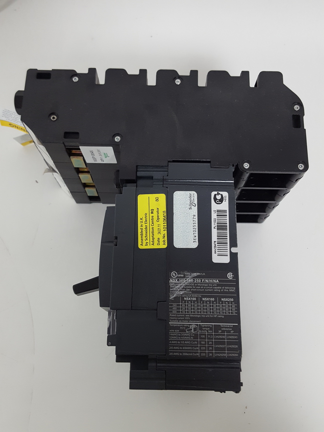 Image of Schneider Electric MGP1004X With Compact NSX100F Circuit Breaker 