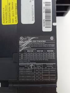 Thumbnail image of Schneider Electric MGP1004X With Compact NSX100F Circuit Breaker 
