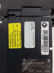 Thumbnail image of Schneider Electric MGP1004X With Compact NSX100F Circuit Breaker 