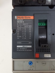 Thumbnail image of Schneider Electric Merlin Gerin NS100N Circuit Breaker Electrical Equipment  