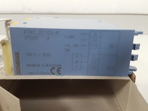 Thumbnail image of Siemens PTM1.2Y10S I/O Module Electrical Equipment