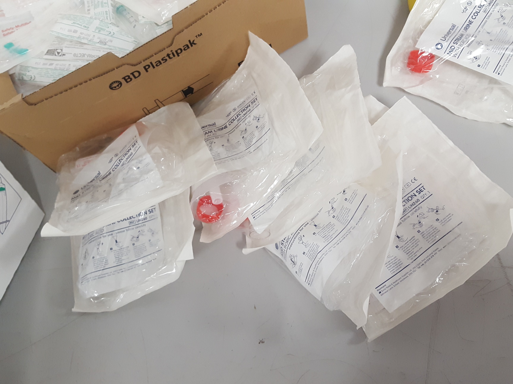 Image of Job Lot Medical Equipment First Aid Kits, Sarstedt Needles, Bandages, Syringes,