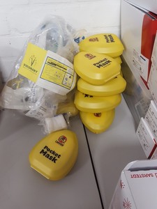Thumbnail image of Job Lot Medical Equipment First Aid Kits, Sarstedt Needles, Bandages, Syringes,