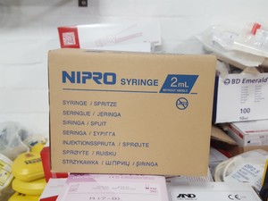 Thumbnail image of Job Lot Medical Equipment First Aid Kits, Sarstedt Needles, Bandages, Syringes,