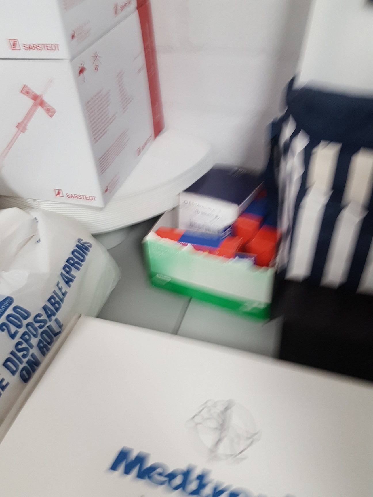 Image of Job Lot Medical Equipment First Aid Kits, Sarstedt Needles, Bandages, Syringes,