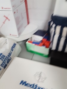 Thumbnail image of Job Lot Medical Equipment First Aid Kits, Sarstedt Needles, Bandages, Syringes,