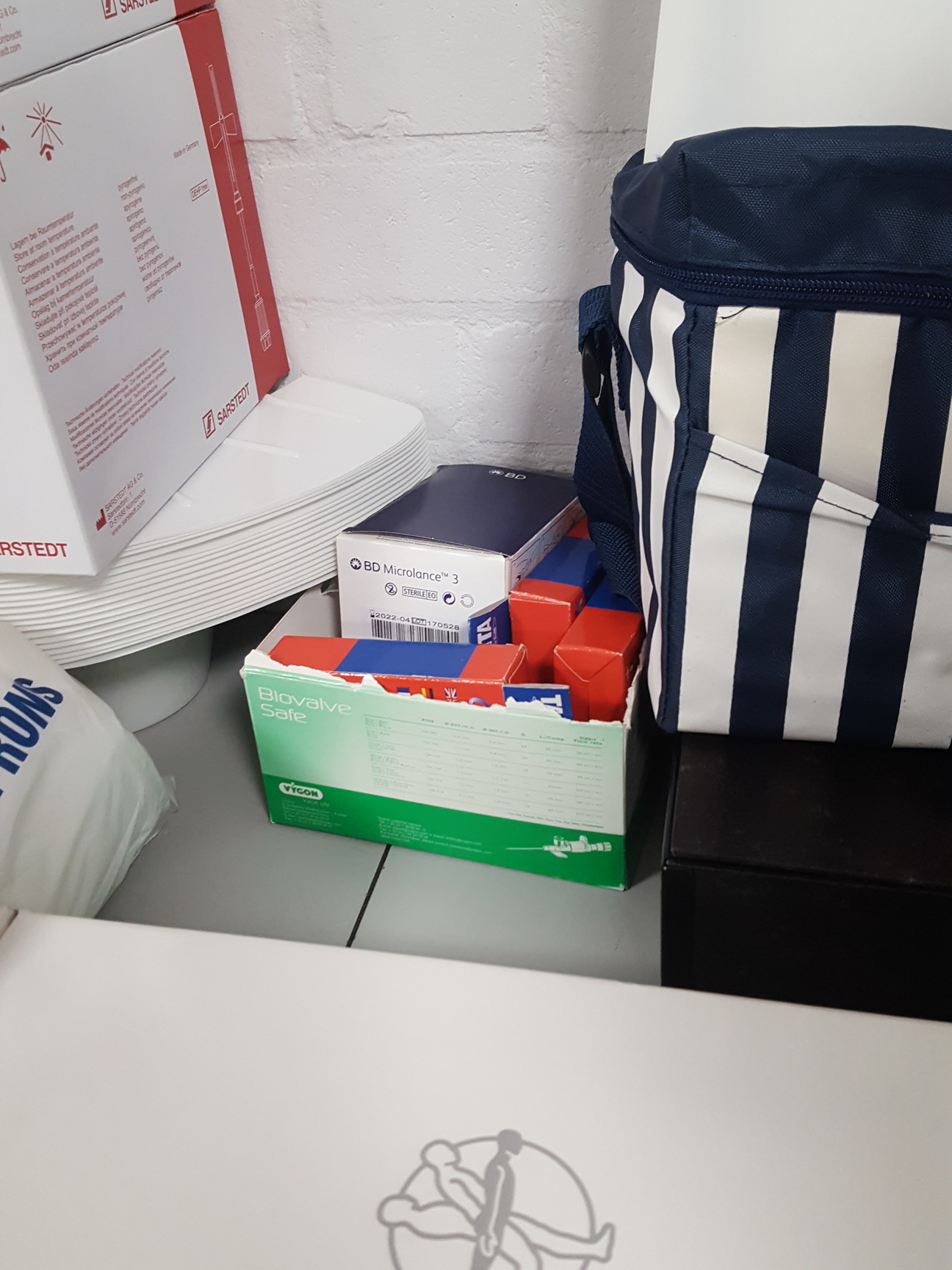 Image of Job Lot Medical Equipment First Aid Kits, Sarstedt Needles, Bandages, Syringes,