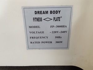 Thumbnail image of Dream Body FP-3000 Vibrating Fitness Plate Gym