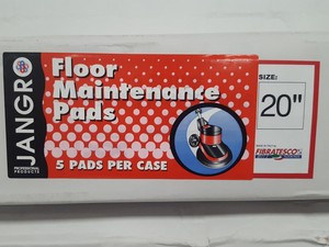 Thumbnail image of 3x Boxes of Jangr 20" Floor Maintenance Pads (5 Pads Per Box)