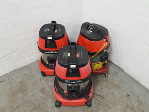 Thumbnail image of 3x Victor D9 High Performance Vacuum Cleaners 