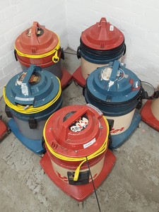 Thumbnail image of 5x Victor D9A Vac Tub Vacuum Cleaner With 2x Bases Spares & Repairs