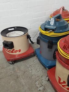 Thumbnail image of 5x Victor D9A Vac Tub Vacuum Cleaner With 2x Bases Spares & Repairs