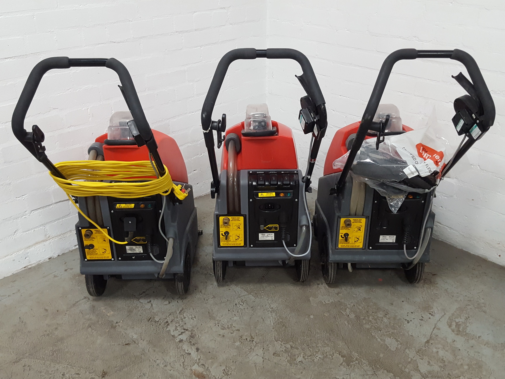 Image of 3x Victor SX15 Carpet Cleaning Machine Scrubbers - Spares Repairs