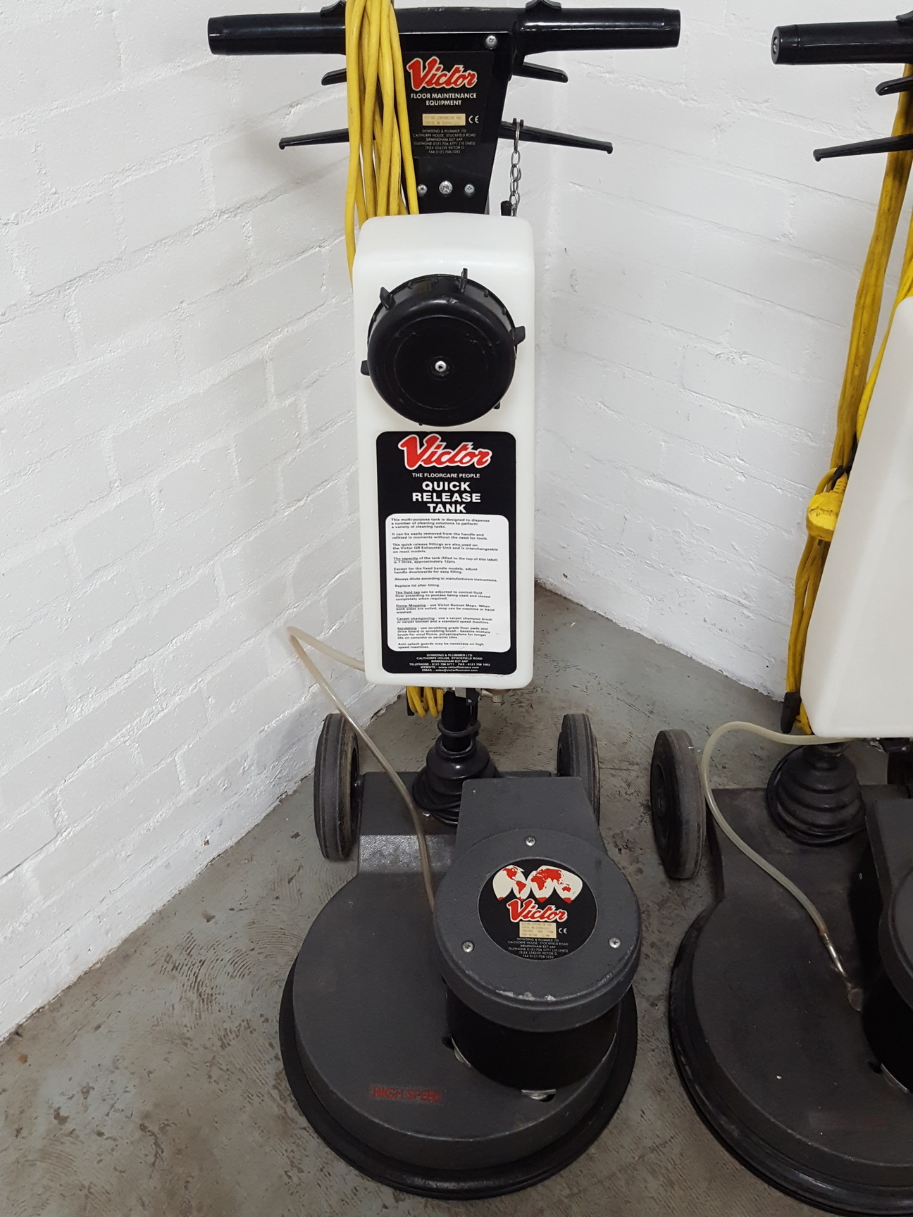 Image of 2x Victor Contractor 400 Floor Cleaners Scrubber Polisher 