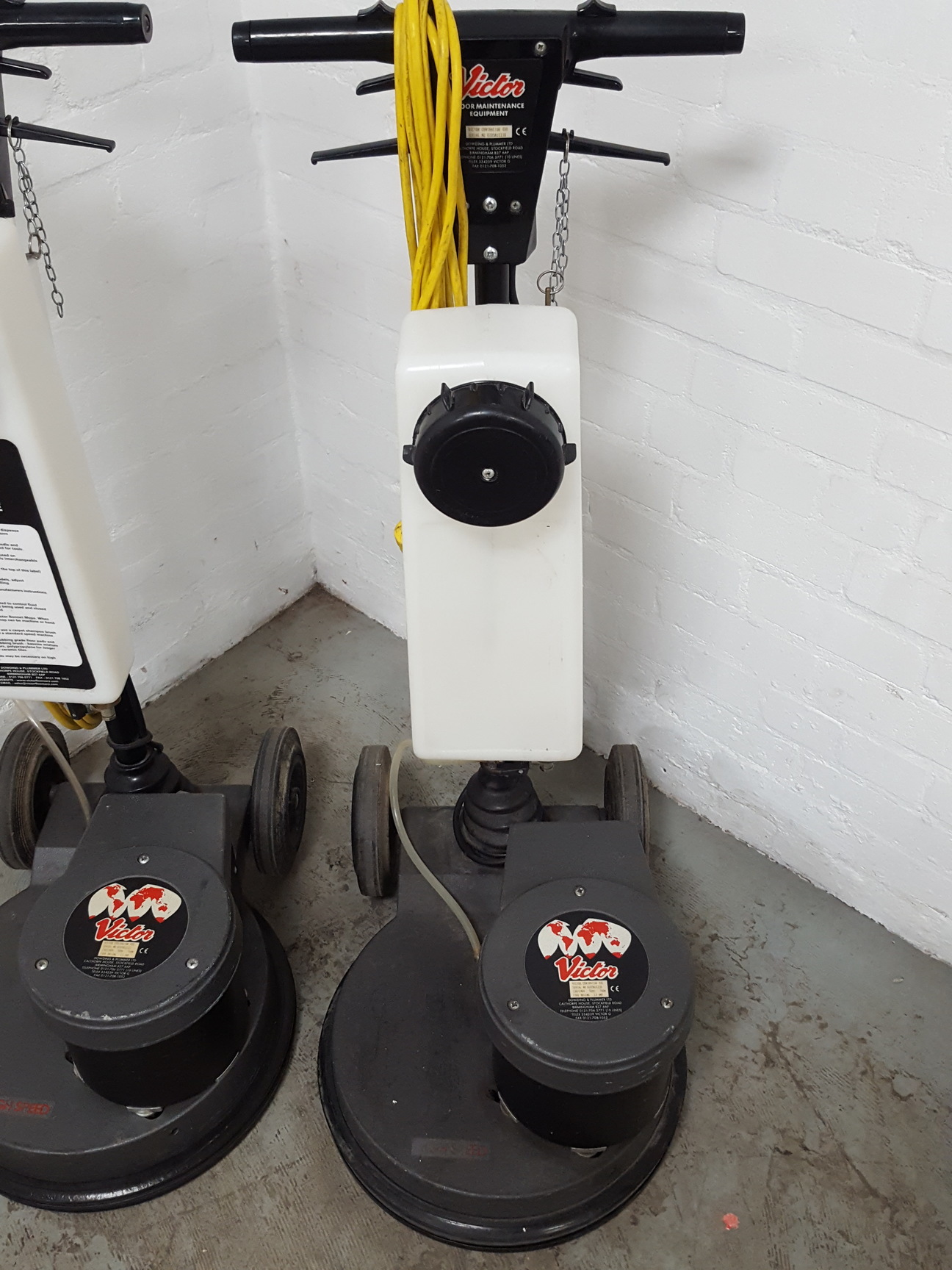 Image of 2x Victor Contractor 400 Floor Cleaners Scrubber Polisher 