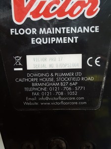 Thumbnail image of Victor Pro 17 High Speed Buffing Floor Scrubbing Machine