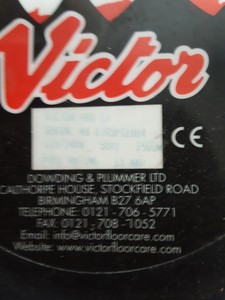 Thumbnail image of Victor Pro 17 High Speed Buffing Floor Scrubbing Machine