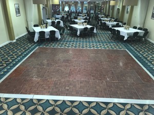 Thumbnail image of Portable Floormakers Ltd. 15ft x 15ft Florlok Portable Dance Floor (Brazilian Ch