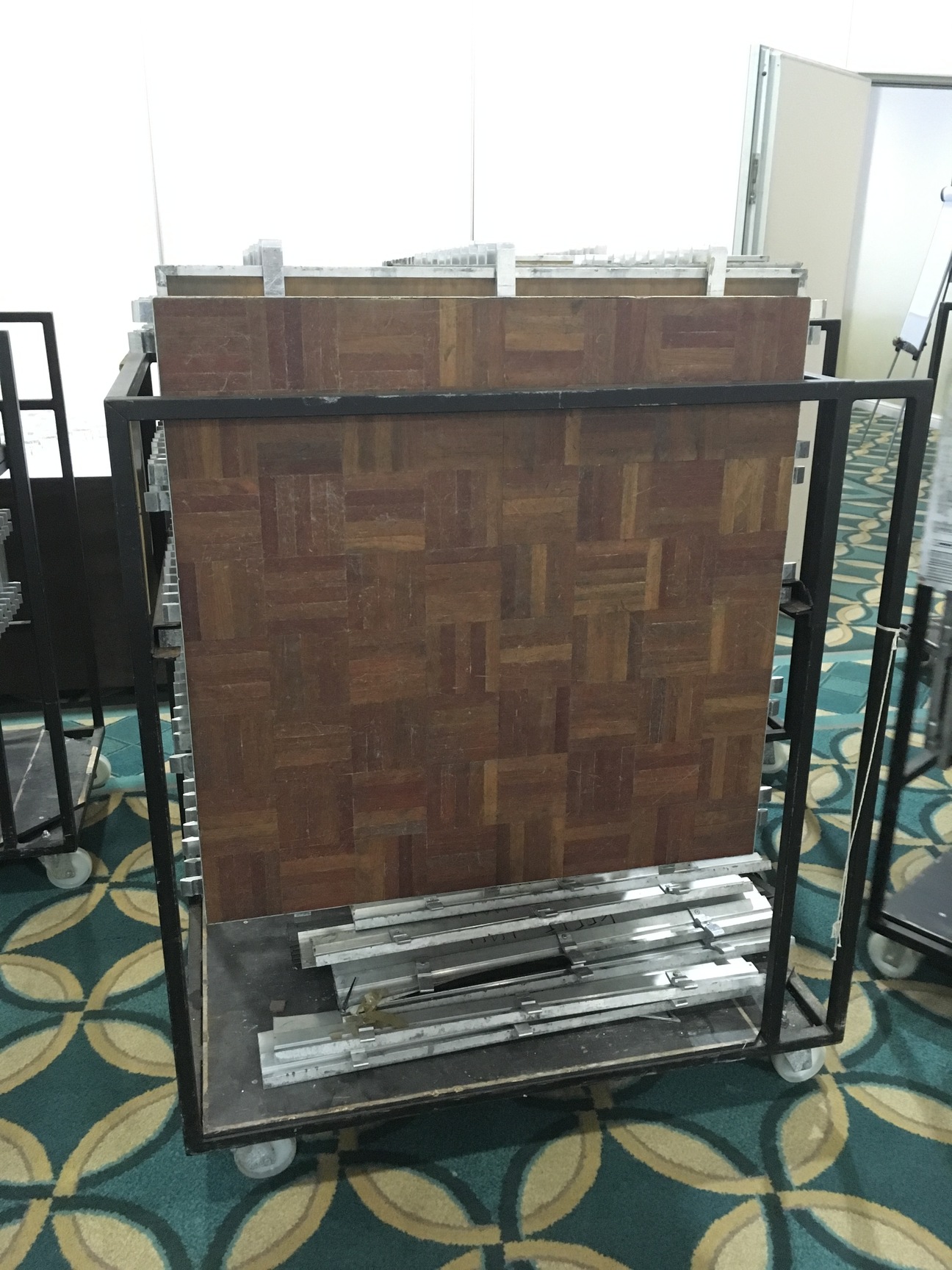 Image of Portable Floormakers Ltd. 15ft x 15ft Florlok Portable Dance Floor (Brazilian Ch